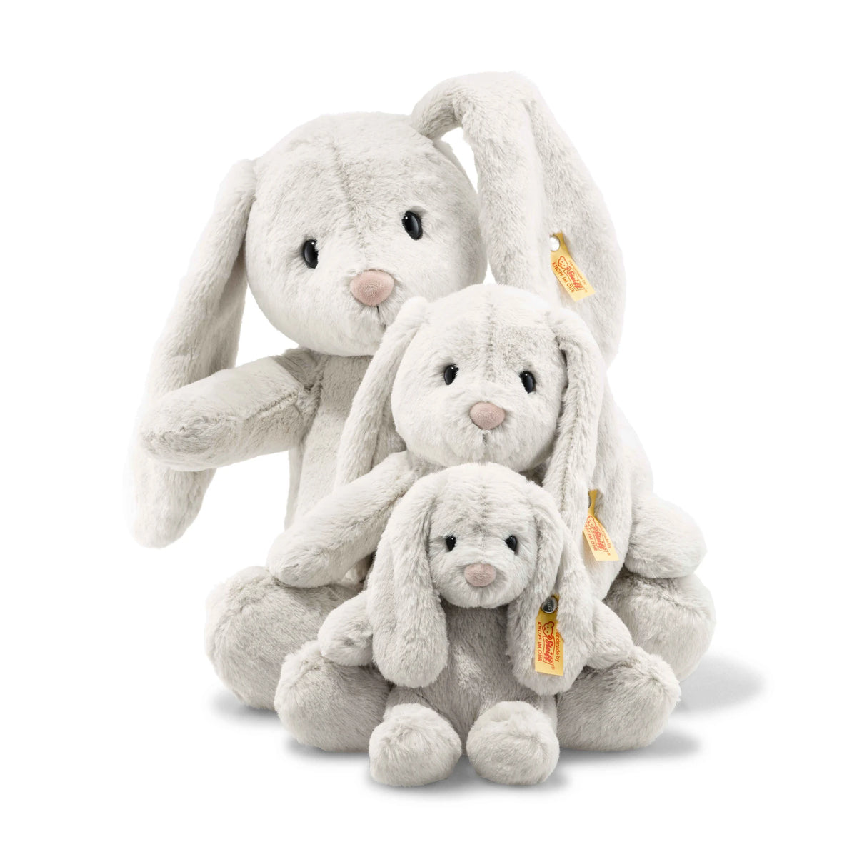 Hoppie Hase – 18 cm – Hellgrau