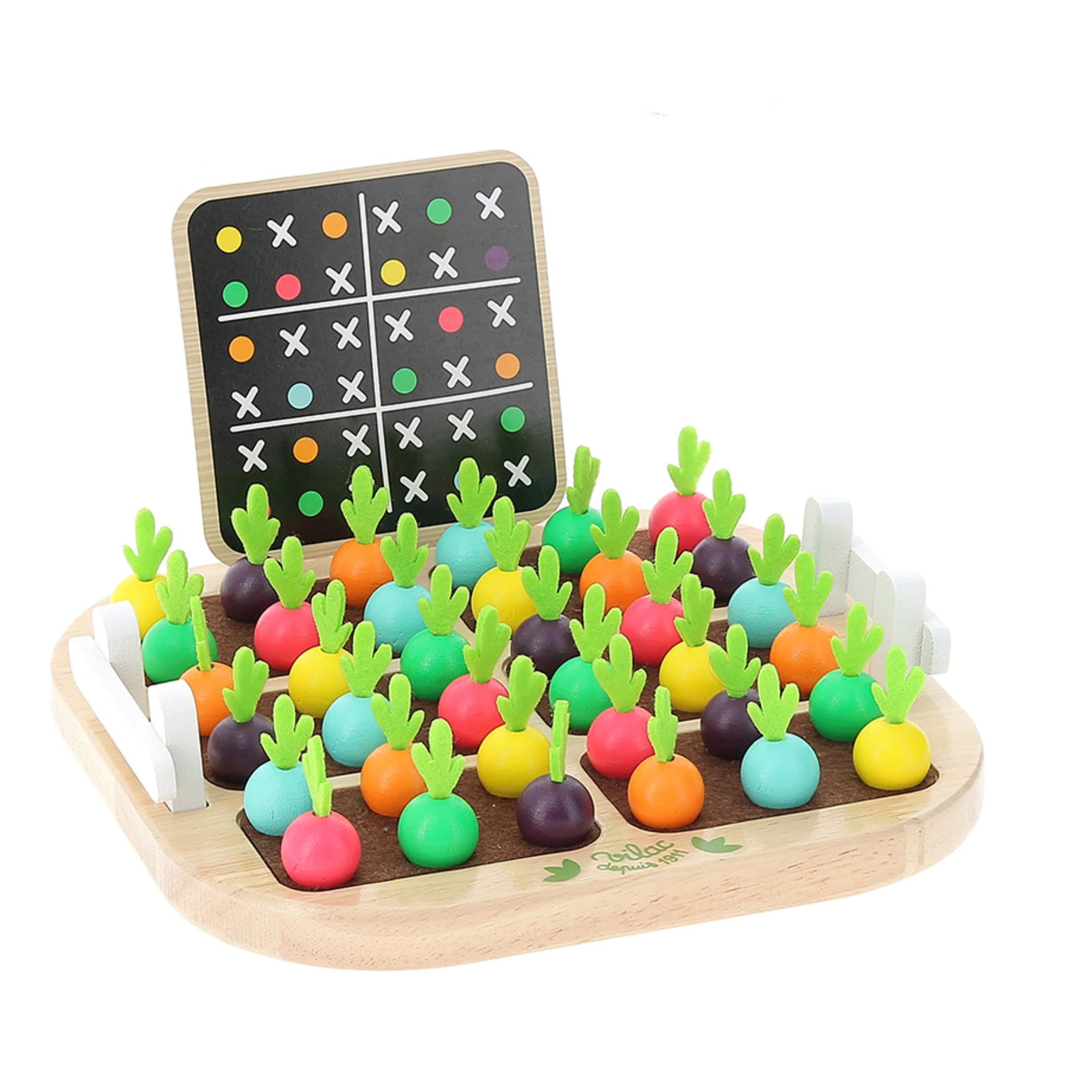 Vilac Sudoku du potager – Lernspiel aus Holz ab 5 Jahren