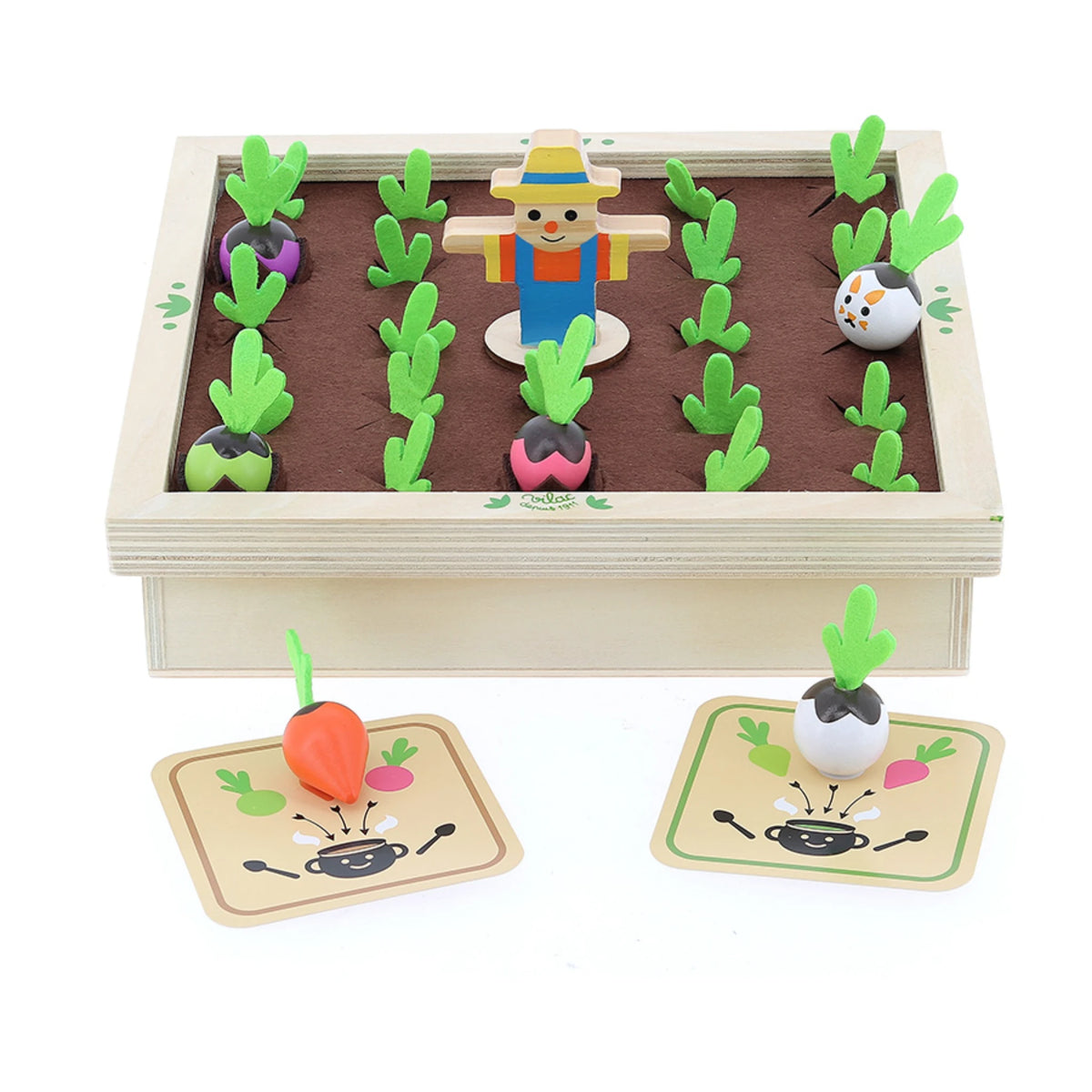 Vilac Mémo potager – Gemüse-Memo-Spiel aus Holz ab 3 Jahren
