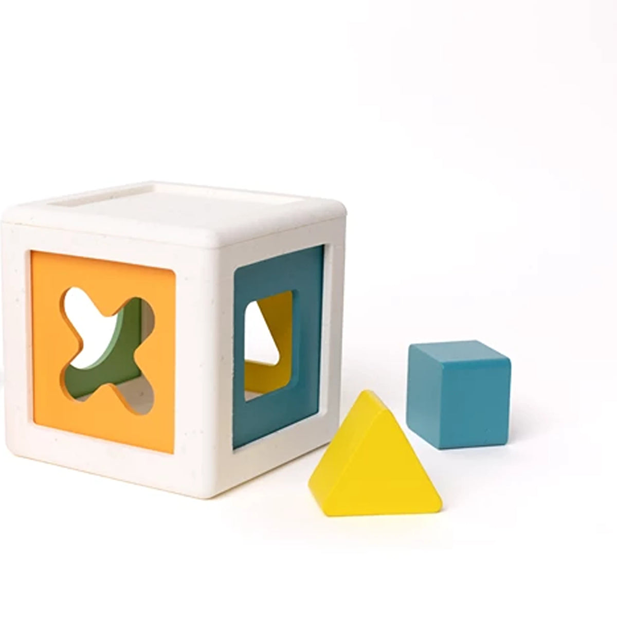 Kuby – Formensteckspiel aus Holz und Silikon