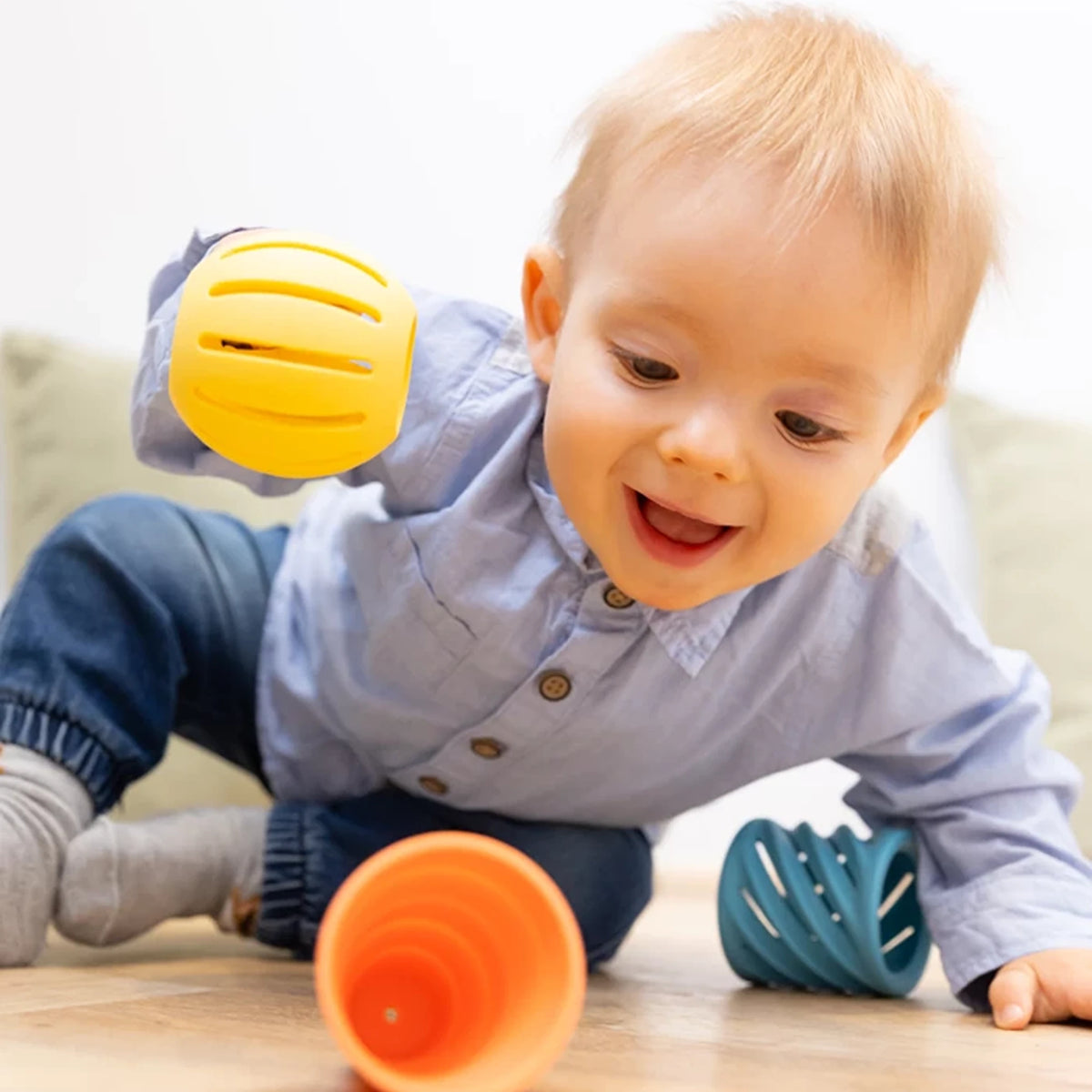 FLEX – Sensorisches Spielzeug aus Silikon – 3-teilig
