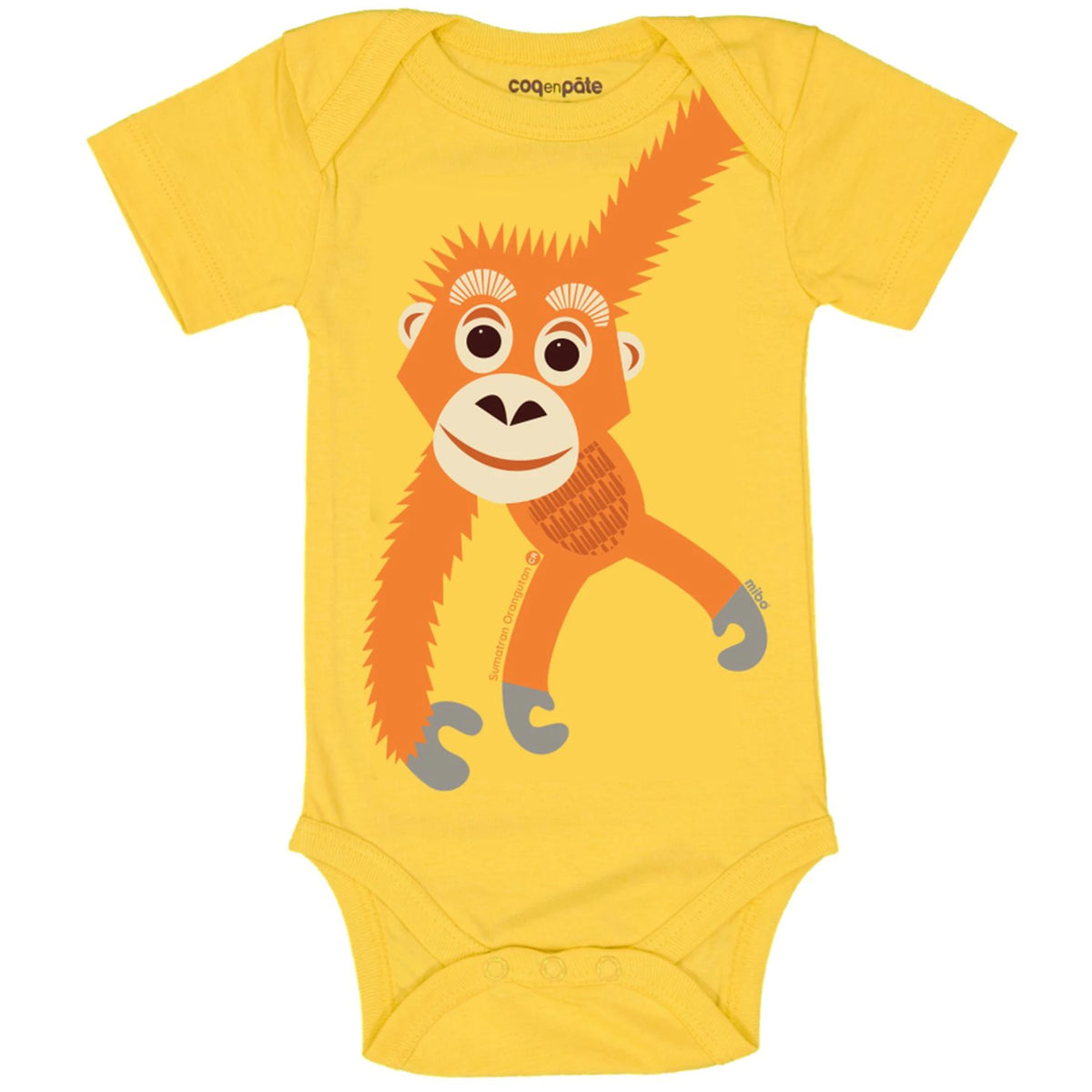 Coq en Pâte – Baby Body Orang-Utan – Gelb – 9–12 Monate