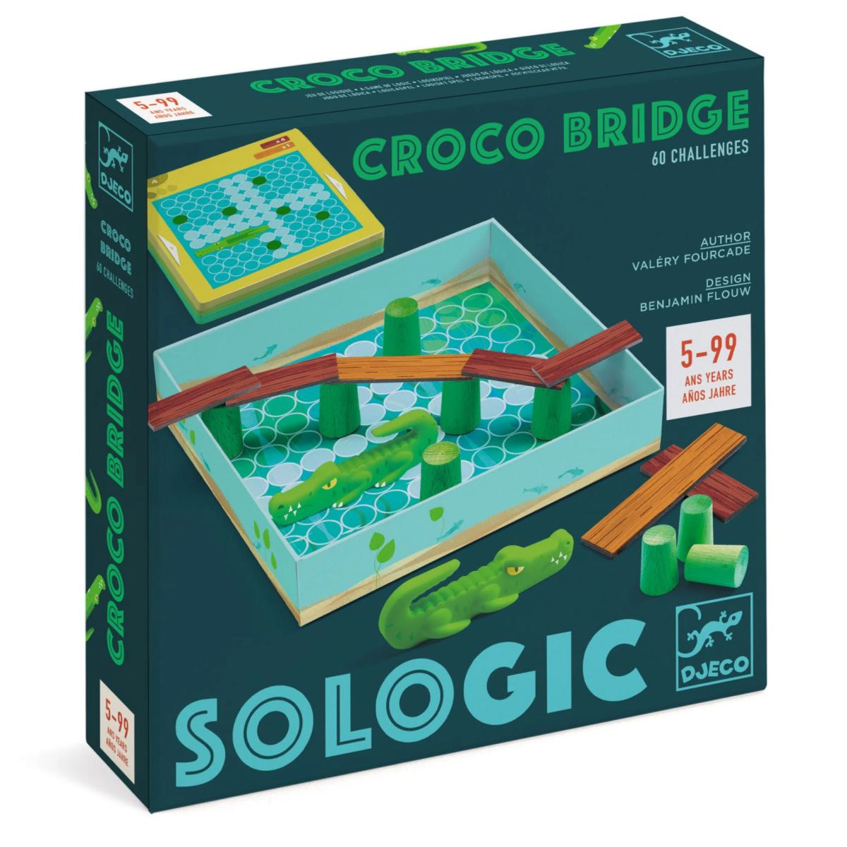 Djeco – Logikspiel „Croco Bridge