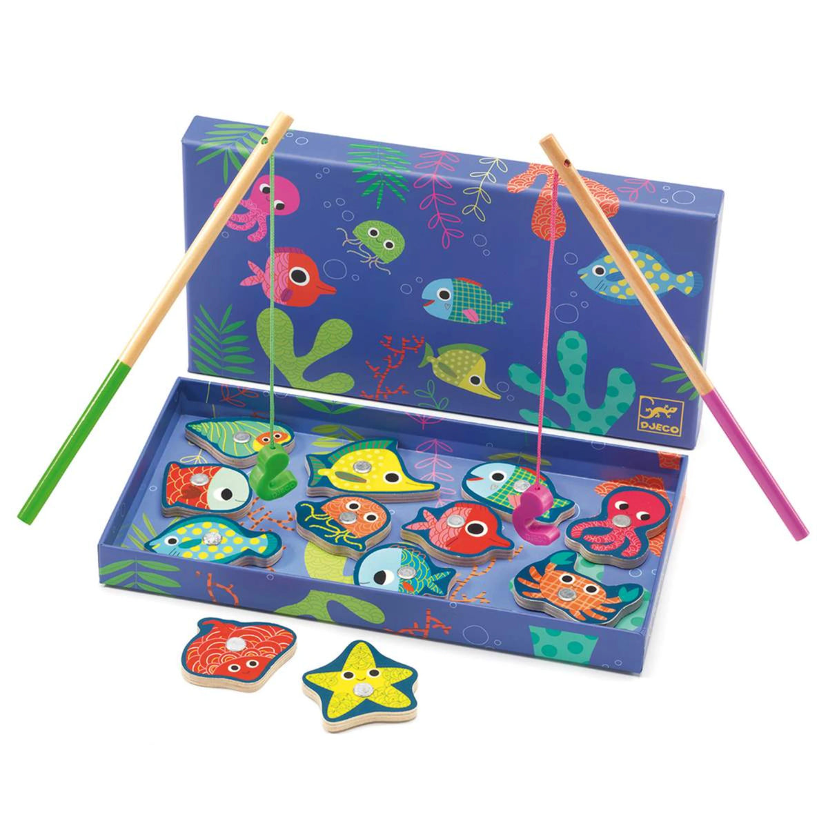 Angelspiele Bunte Fische - Djeco
