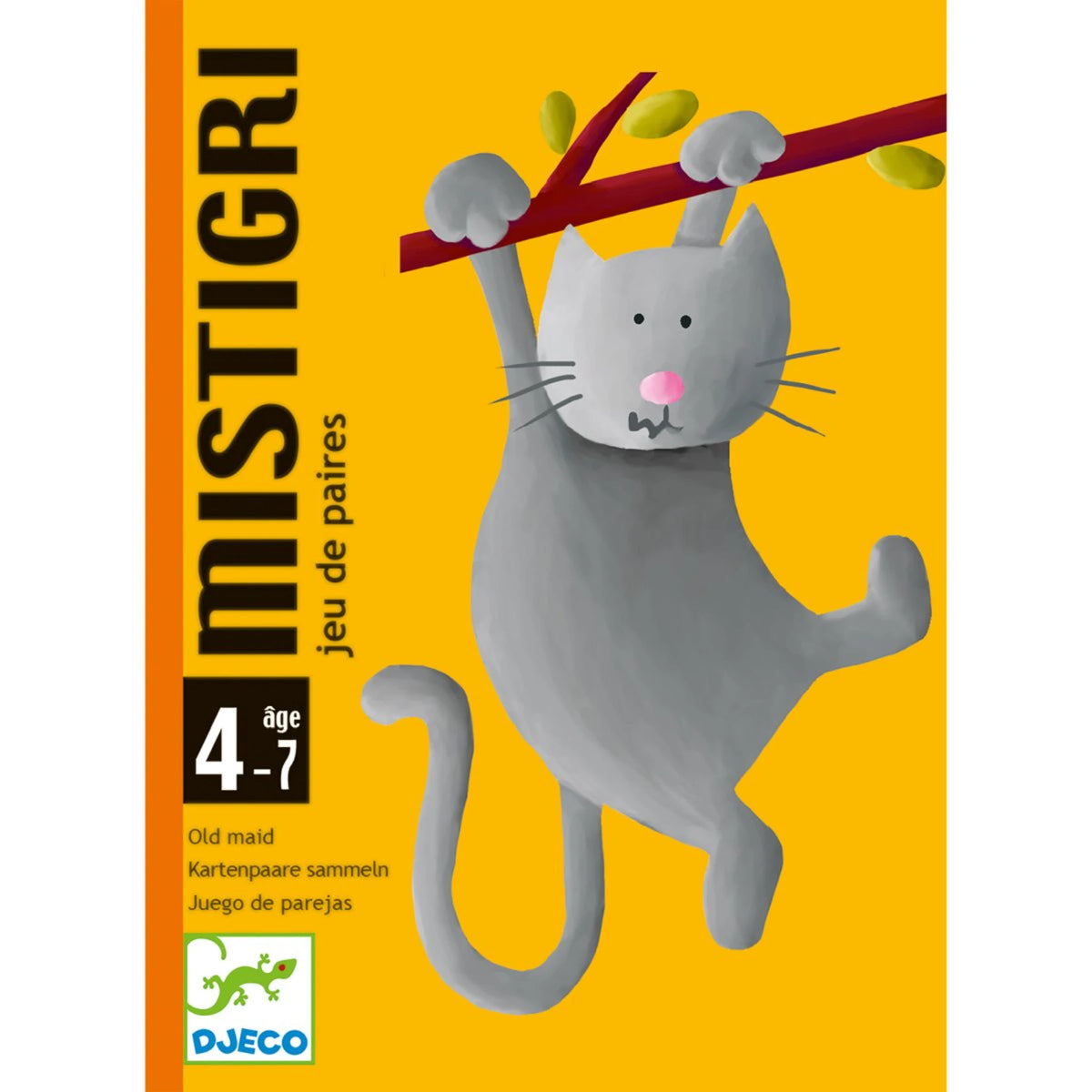 Djeco Kartenspiel „Mistigri“ – Klassiker ab 4 Jahren für Kinder