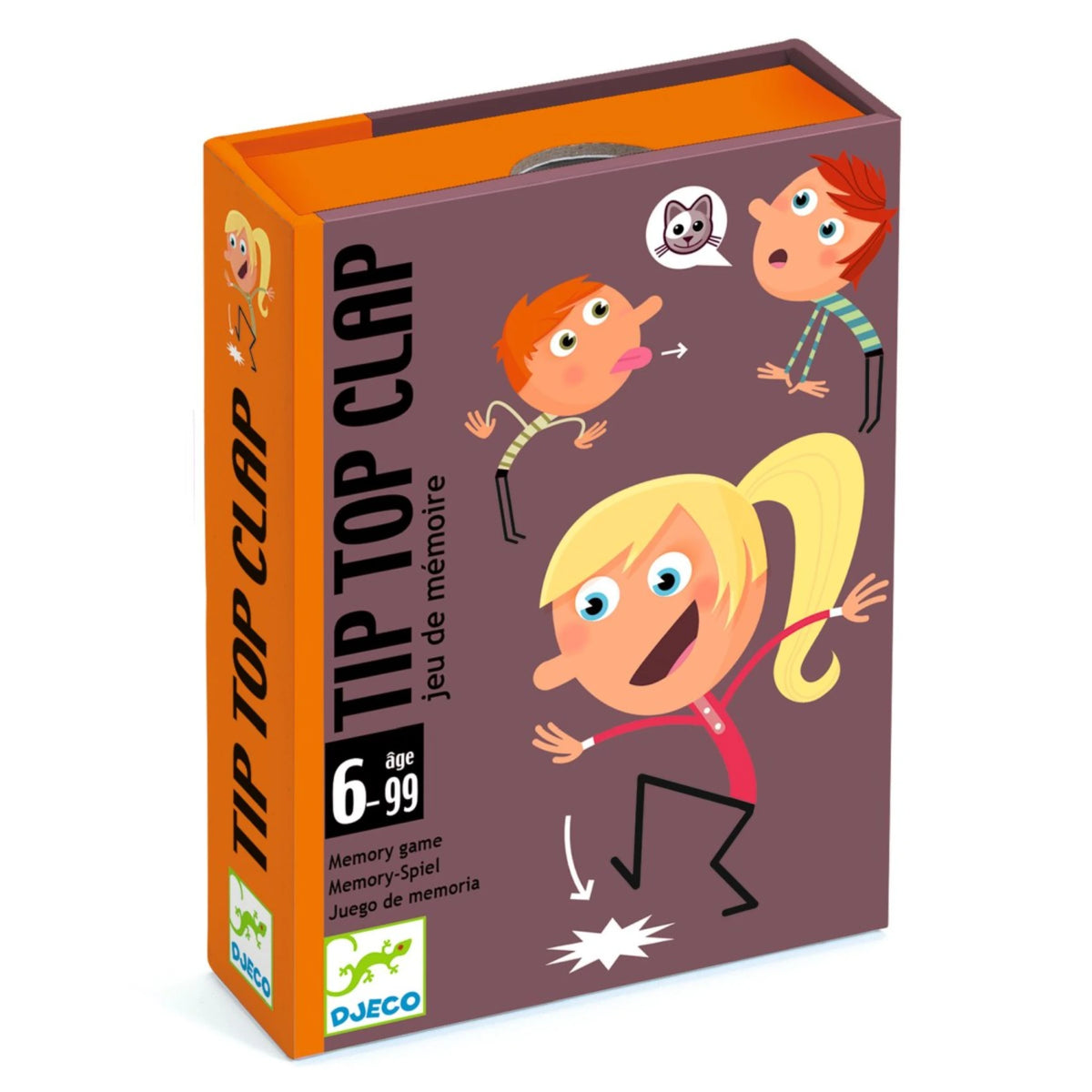 Djeco Spiel „Tip Top Clap“ – Gedächtnisspiel ab 6 Jahren für Gruppen