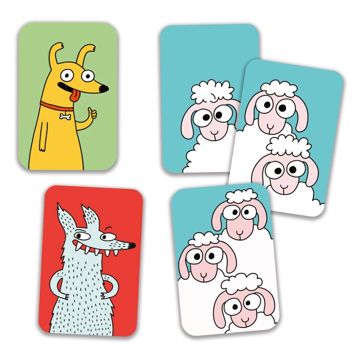 Djeco Kartenspiel „Swip’Sheep“ – schnelles Bluffspiel ab 5 Jahren