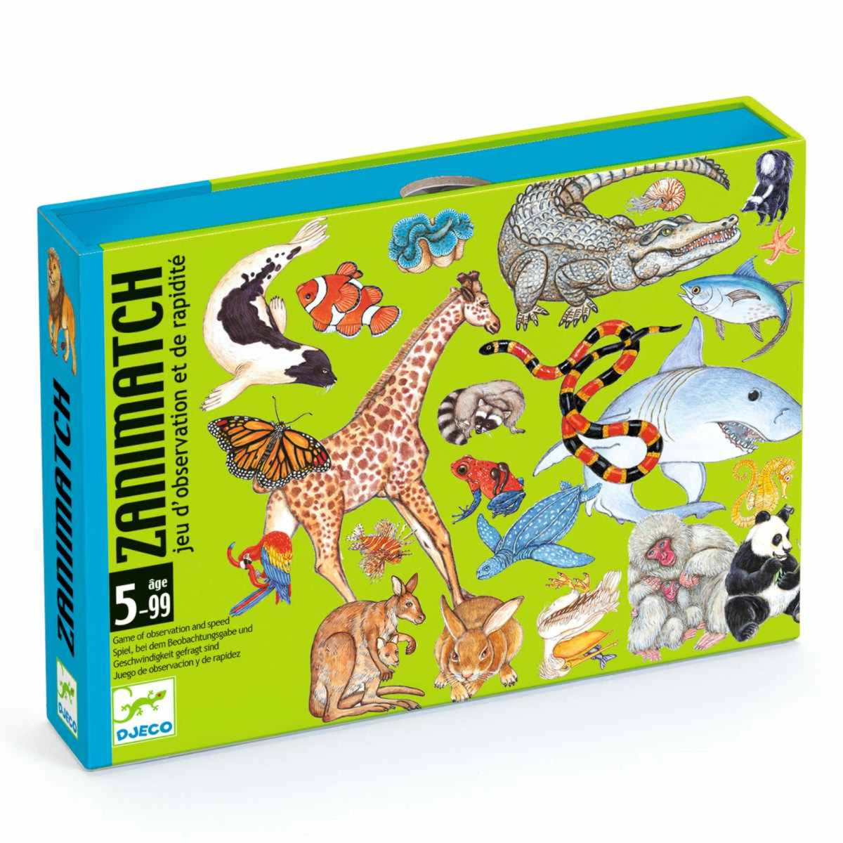 Djeco Spiel „Zanimatch“ – Beobachtungs- und Reaktionsspiel ab 5 Jahren