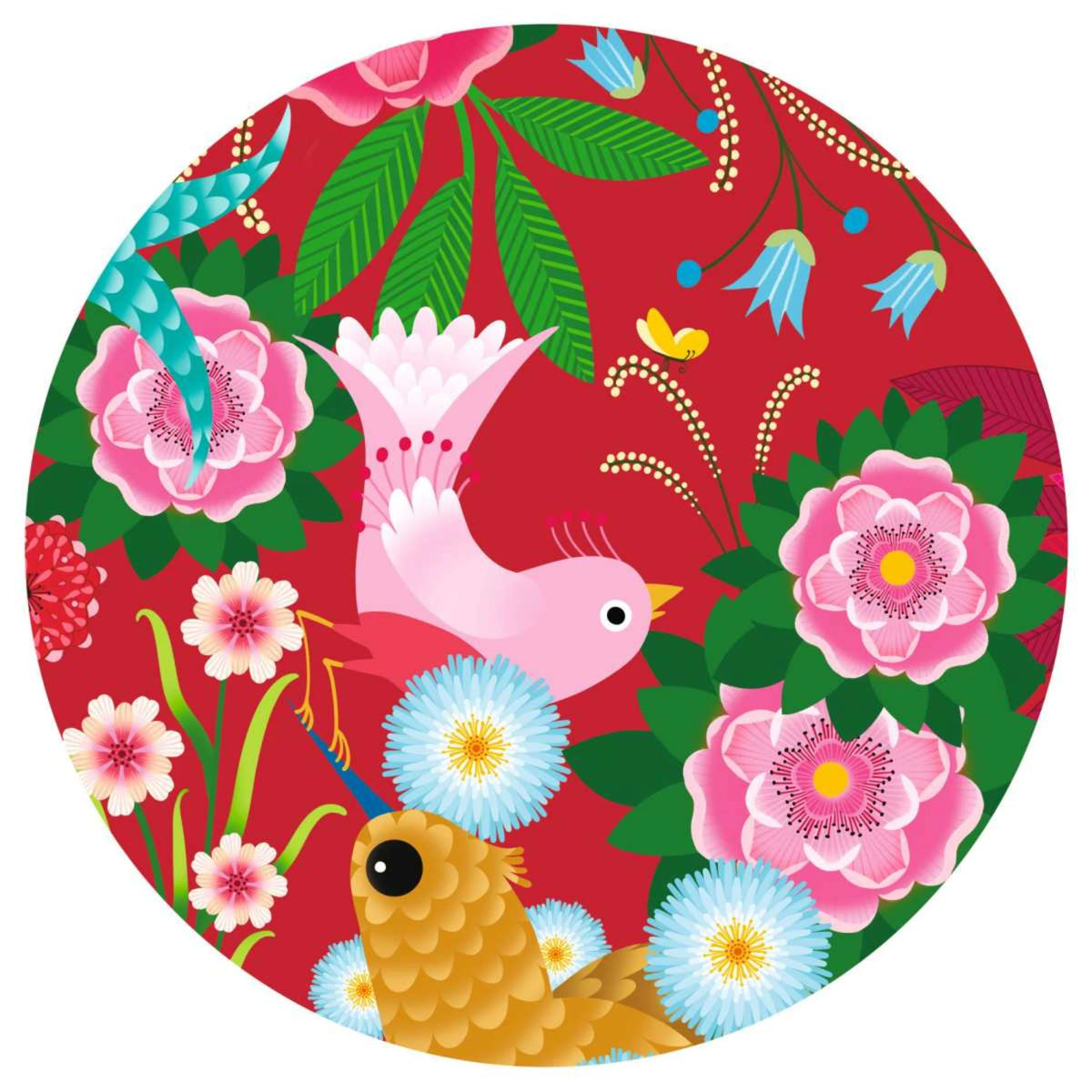 Djeco Puzz’Art Bird – 500-teiliges Design-Puzzle in Vogelform ab 8 Jahren