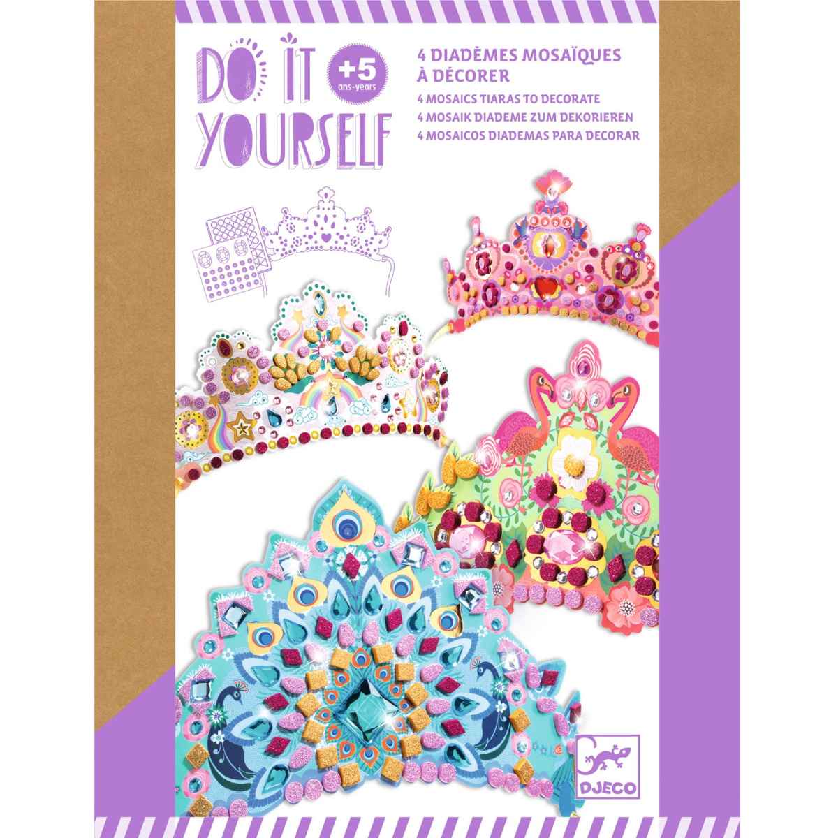DIY: Mosaik-Diademe Prinzessin - Djeco