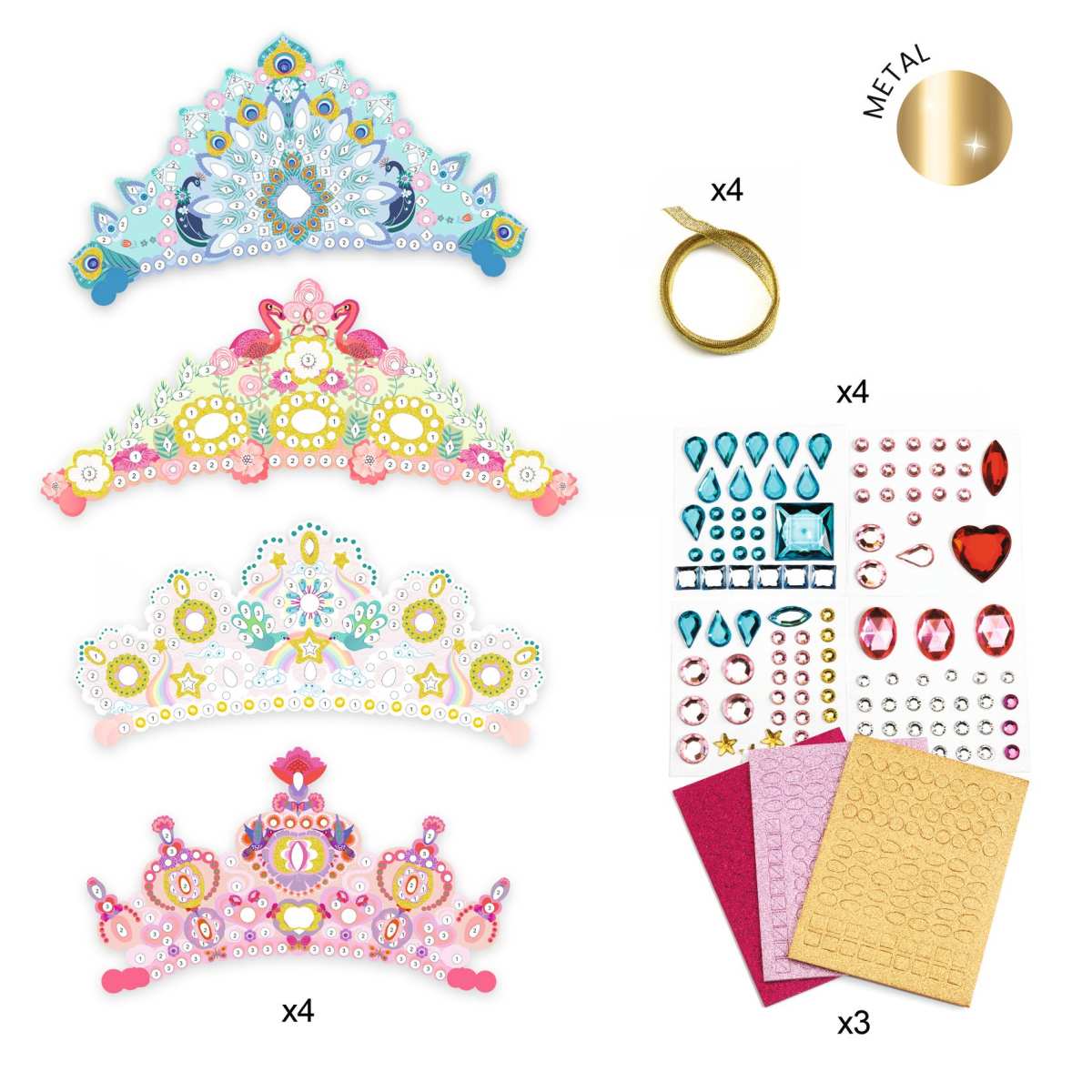 DIY: Mosaik-Diademe Prinzessin - Djeco