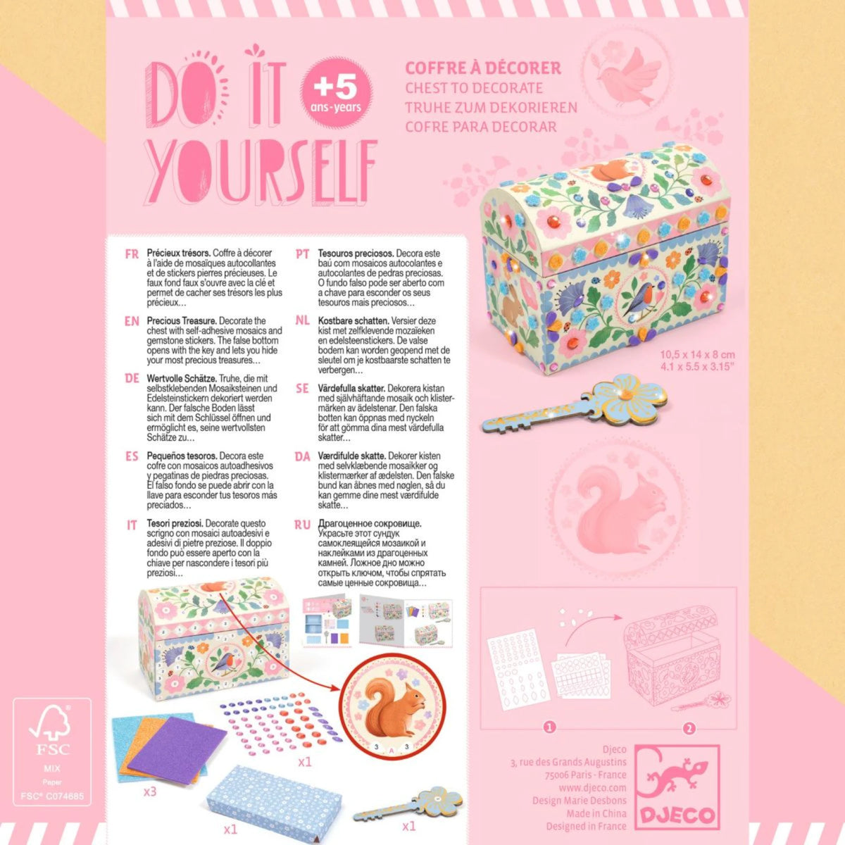 DIY: Schatztruhe Precious - Djeco