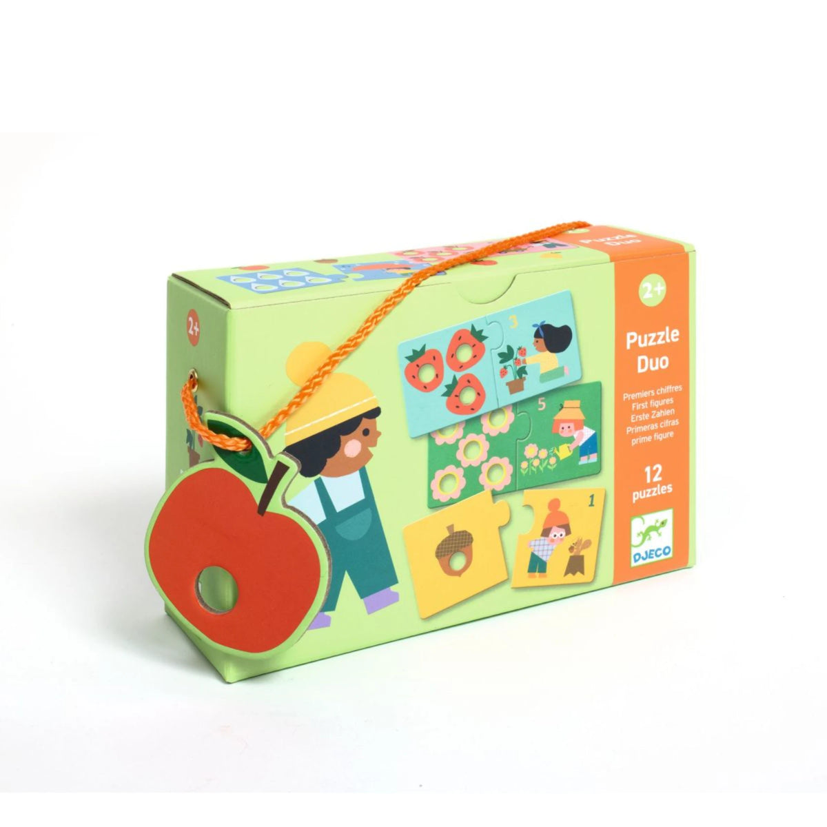 Lernspiel: Puzzle duo: Erste Zahlen - Djeco