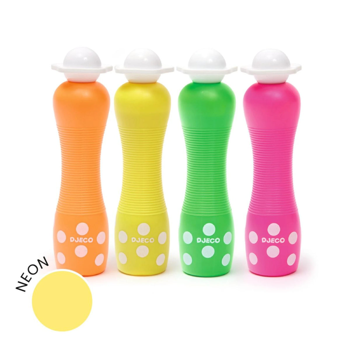 Große Punktmarker „Neon“ (4er-Set) - Djeco