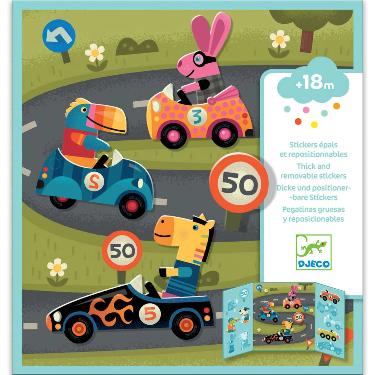 Sticker: Autos - Djeco