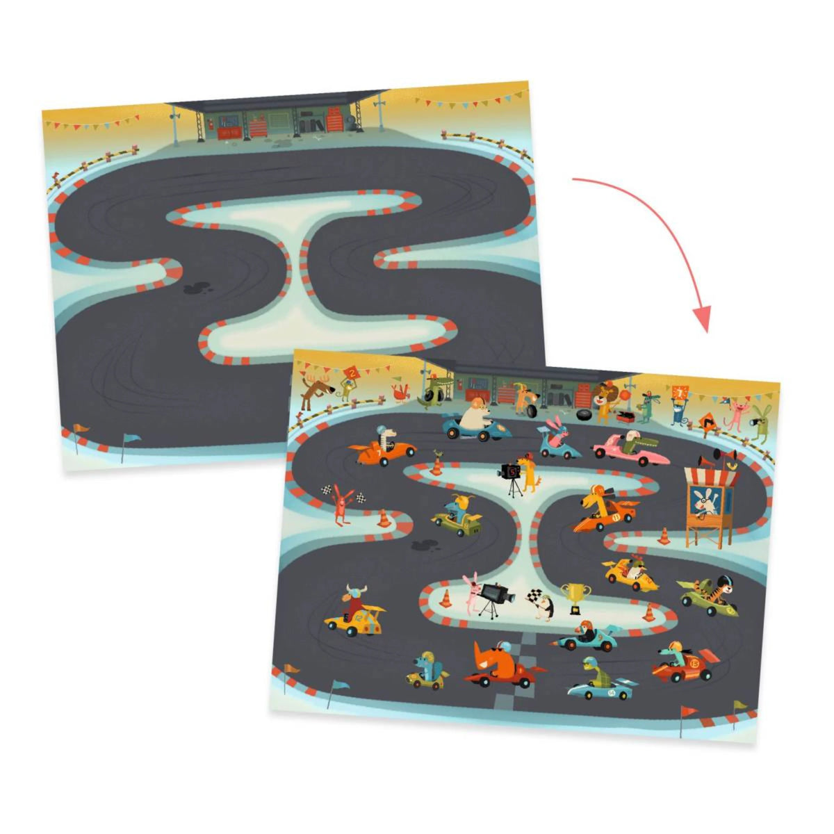 Rubbelbilder: Asphalt - Djeco