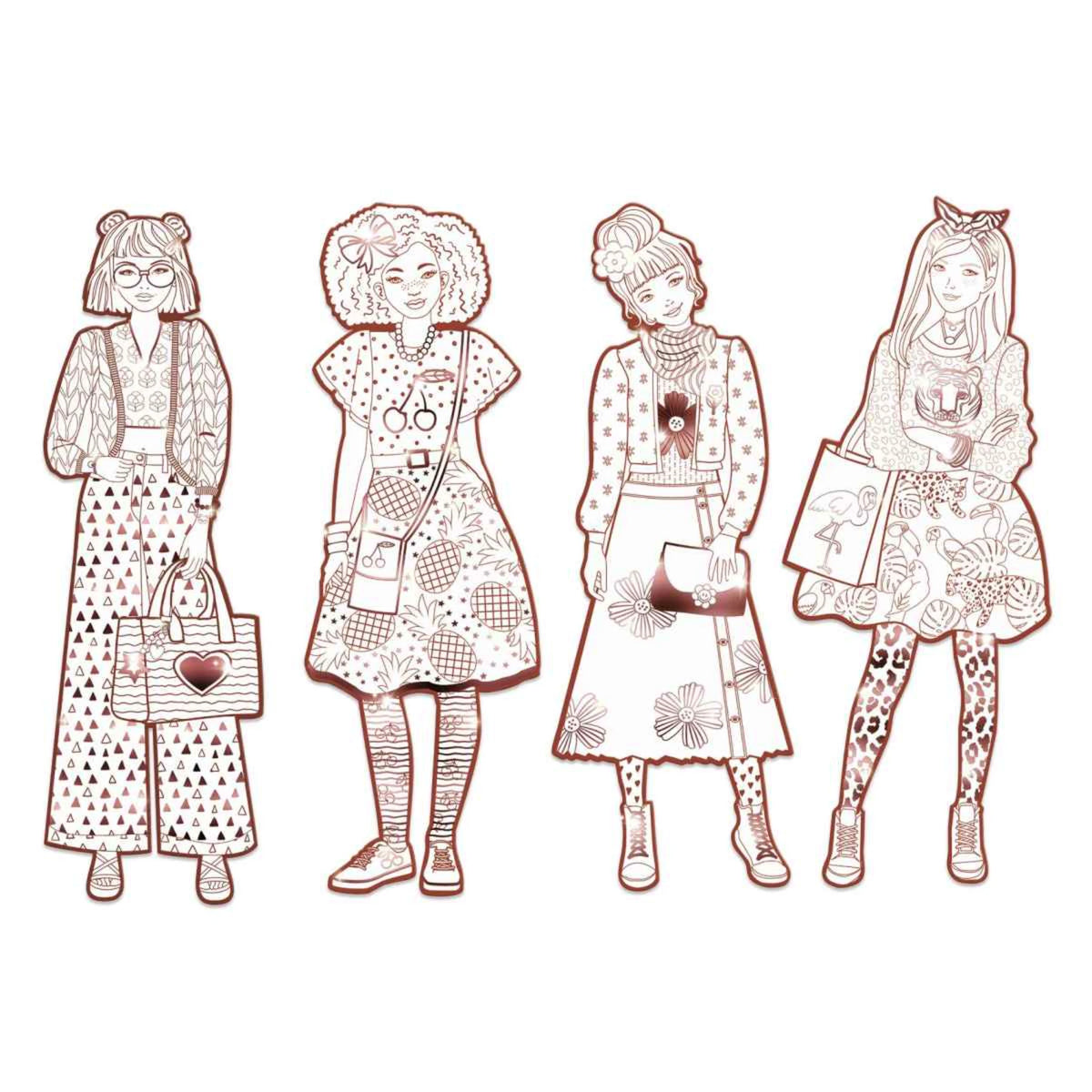 Fashion Ausmalbilder - Djeco
