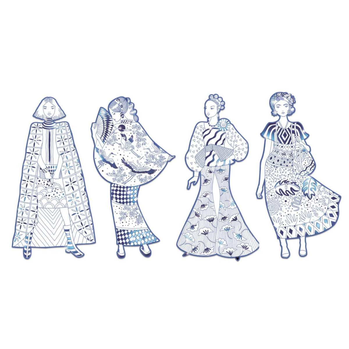 Fashion Ausmalbilder - Djeco