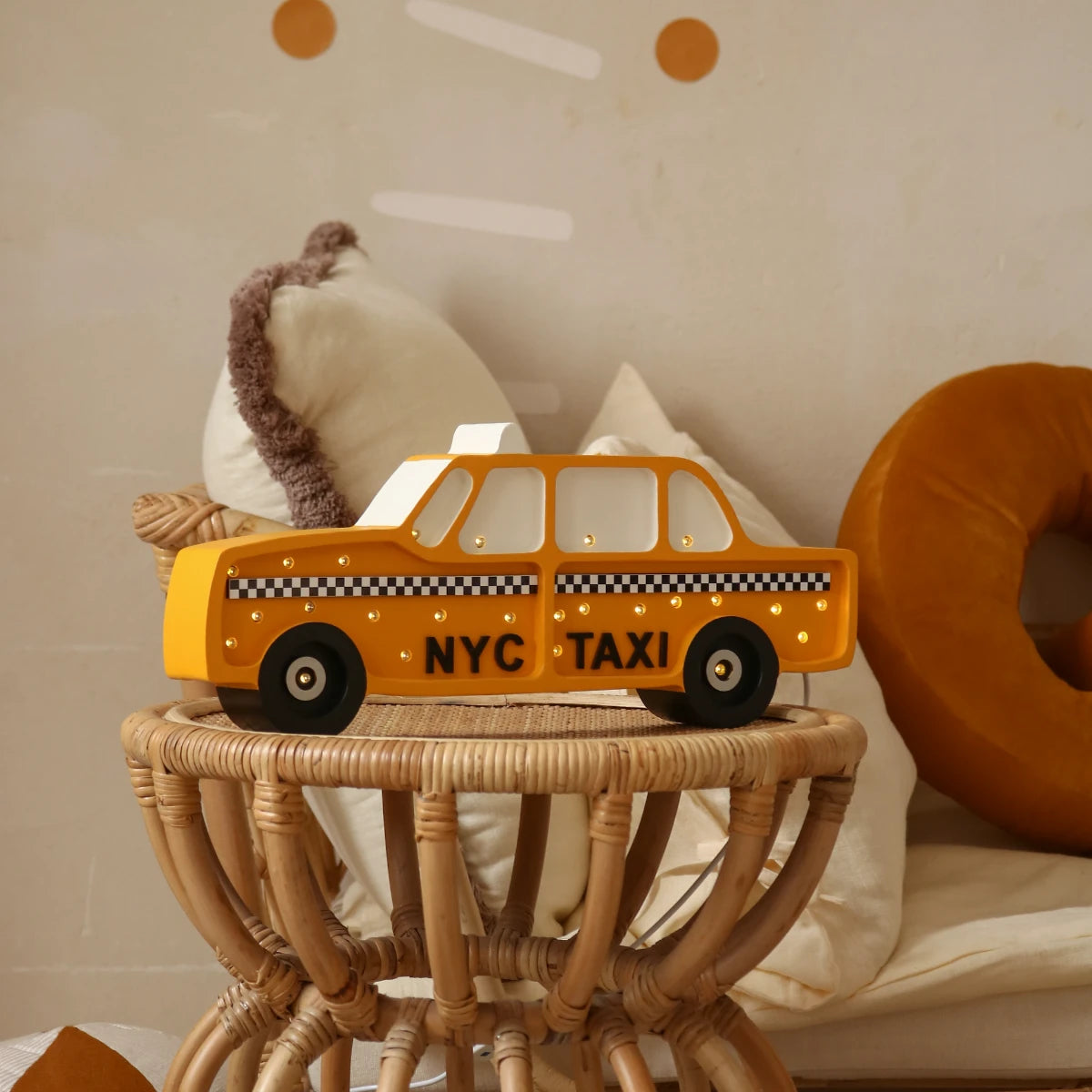 Holzlampe Taxi NYC - Little Lights