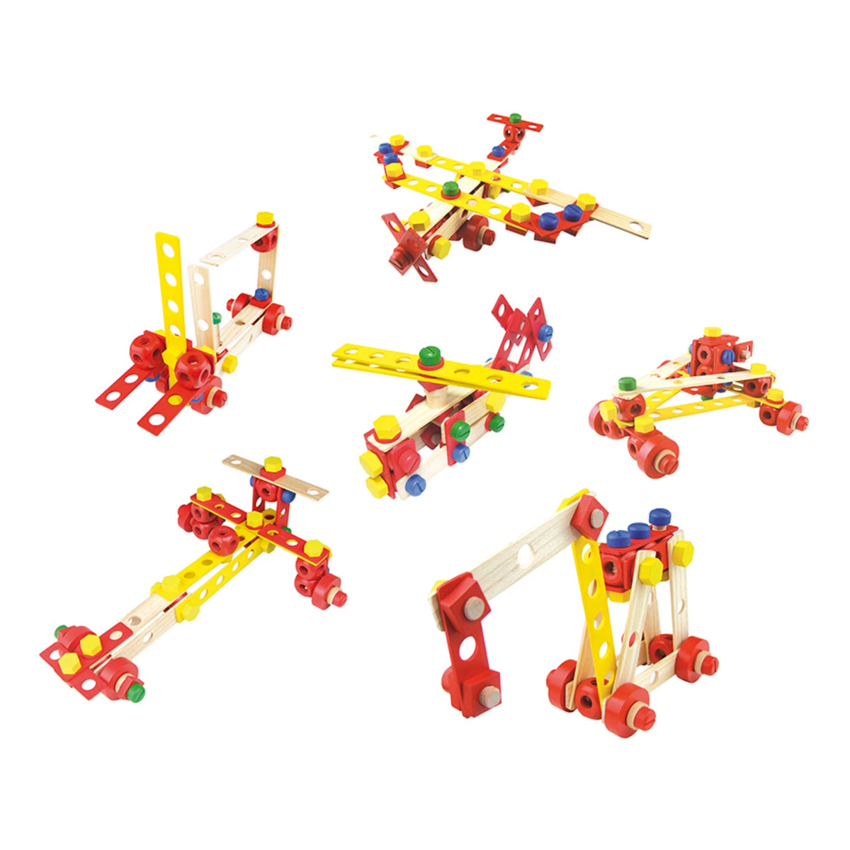 Holz-Konstruktionsset „Batibloc“ (106 Teile) - Vilac