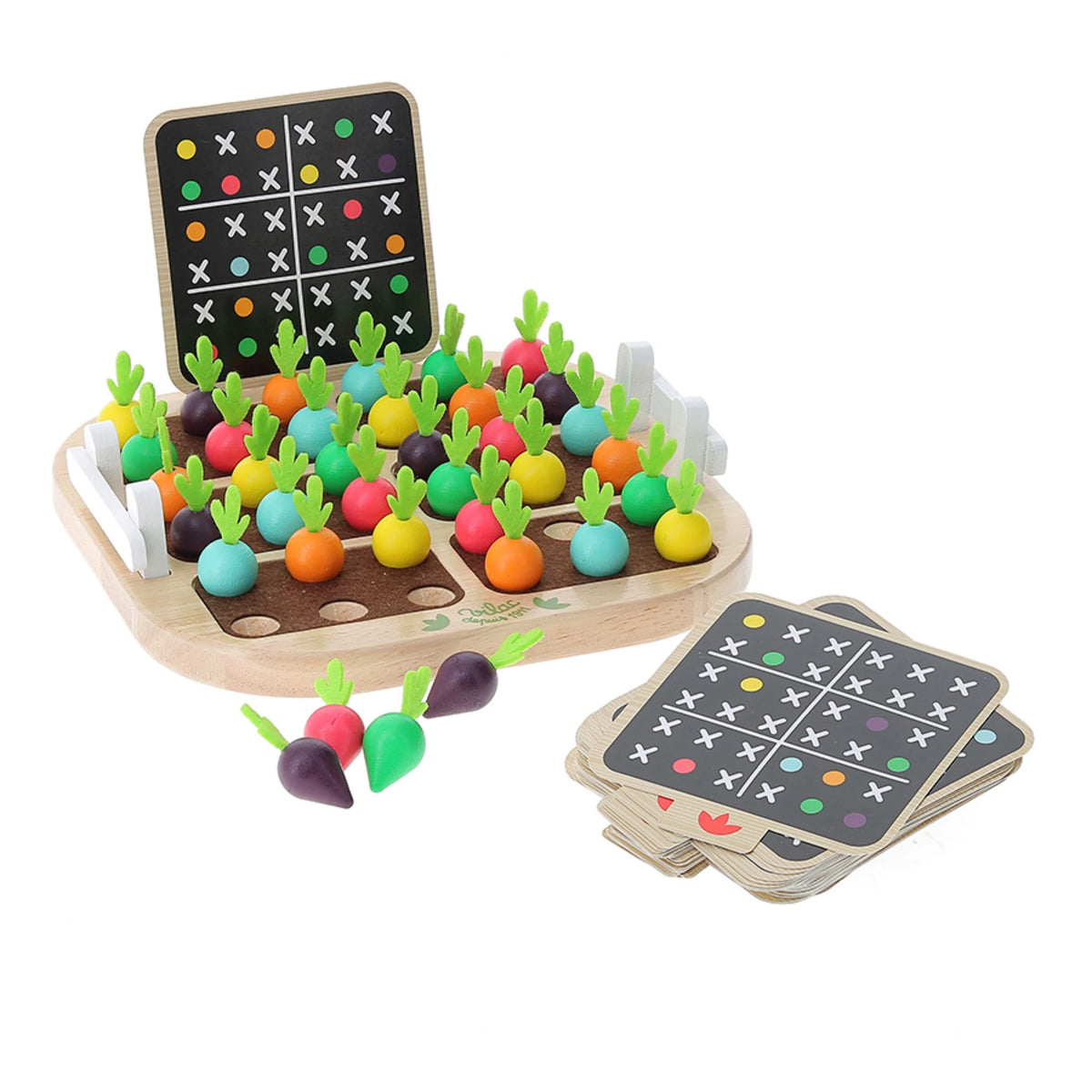 Vilac Sudoku du potager – Lernspiel aus Holz ab 5 Jahren