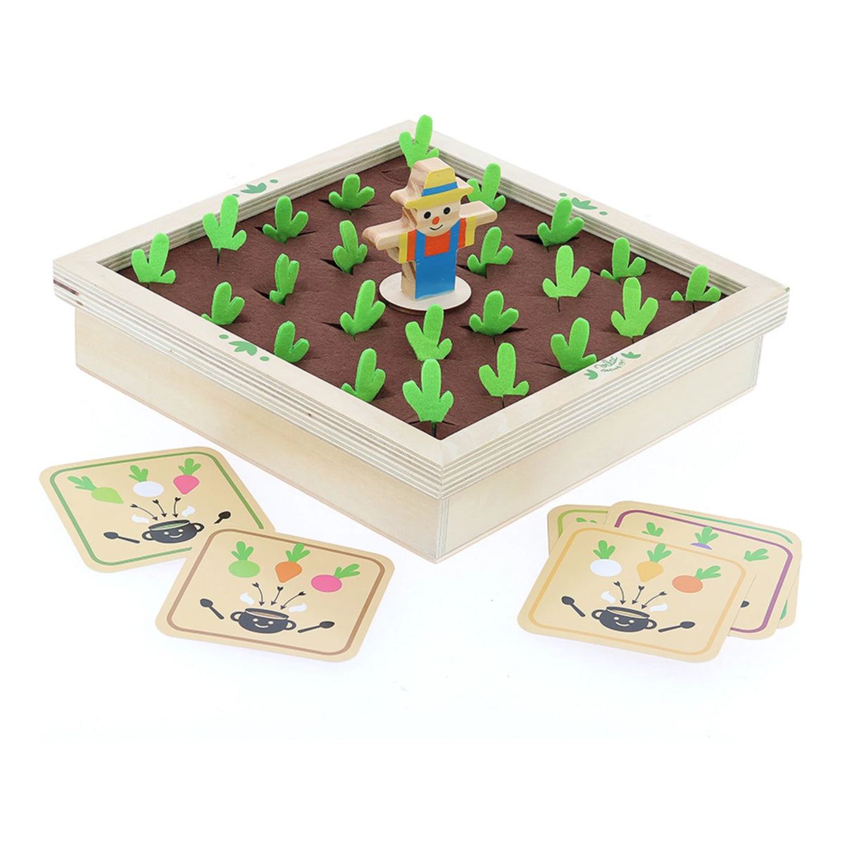 Vilac Mémo potager – Gemüse-Memo-Spiel aus Holz ab 3 Jahren