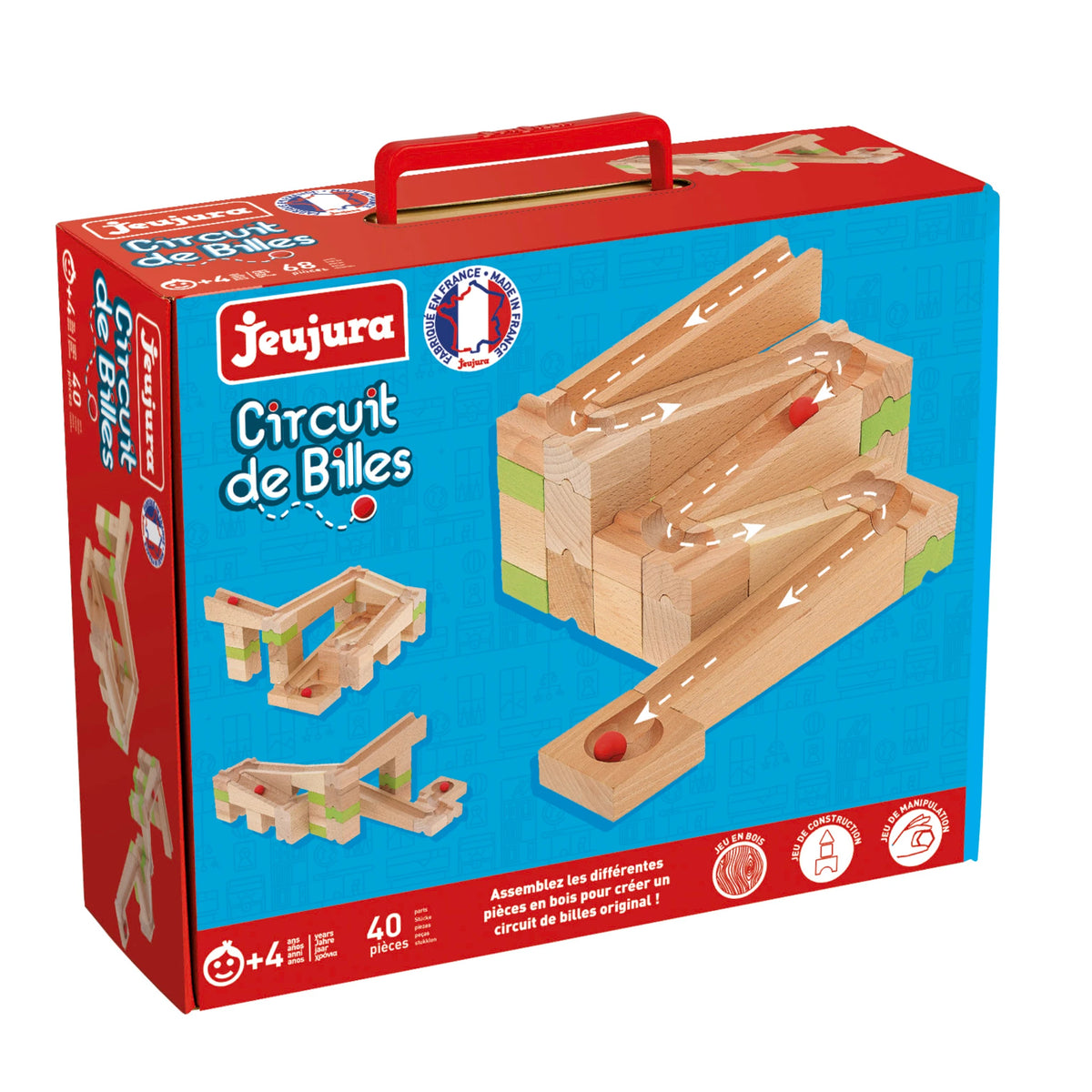 Murmelbahn 40 stk - Jeujura