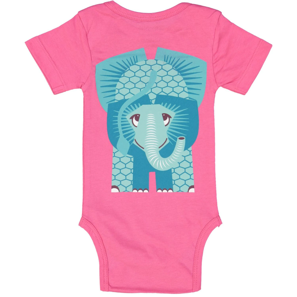 Coq en Pâte – Baby Body Elefant – Pink – 3–6 Monate