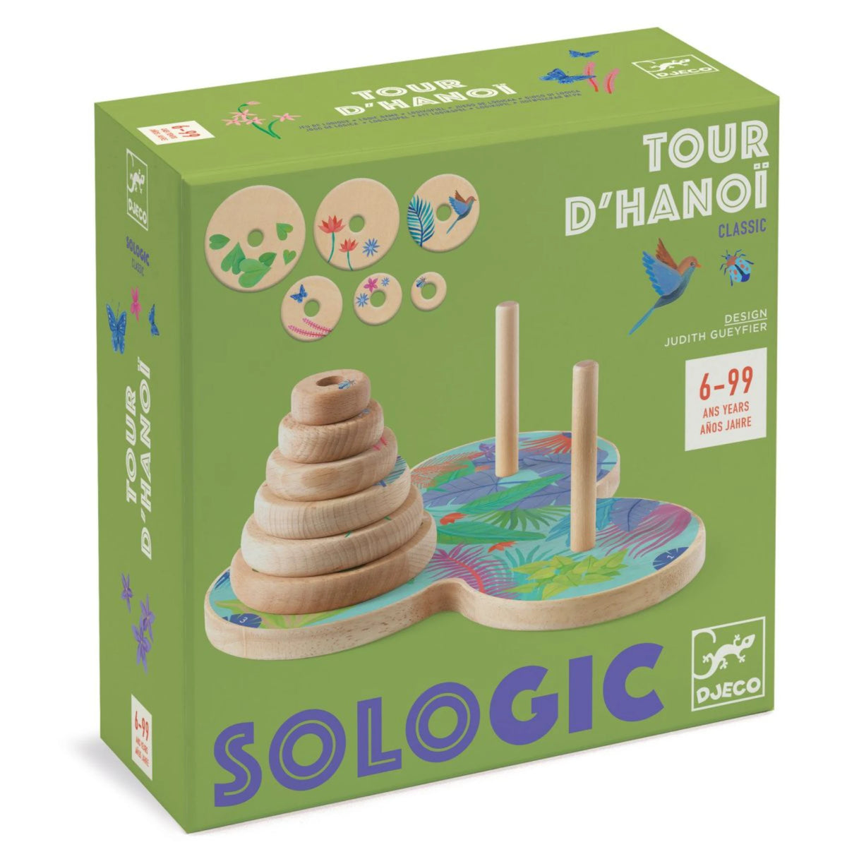 Djeco – Knobelspiel „Tour d’Hanoï“