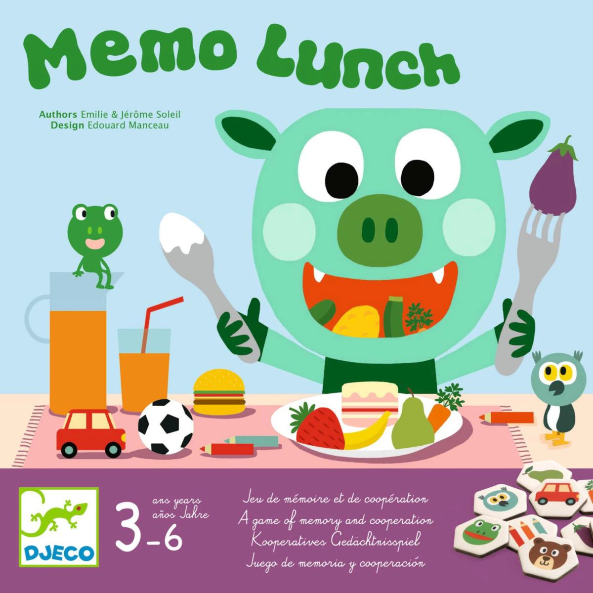 Spiele Memo Lunch - Djeco