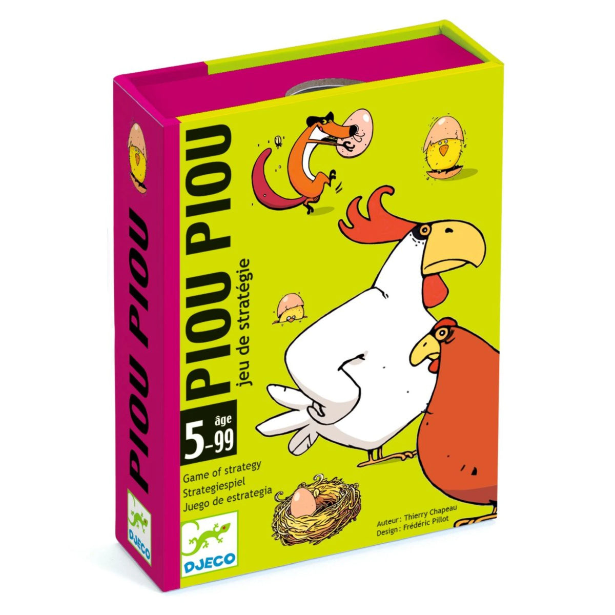 Djeco Kartenspiel „Piou Piou“ – lustiges Strategiespiel ab 5 Jahren