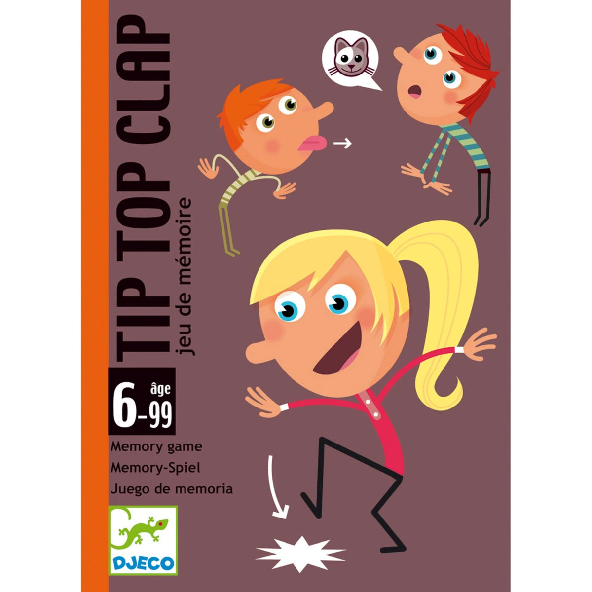 Djeco Spiel „Tip Top Clap“ – Gedächtnisspiel ab 6 Jahren für Gruppen