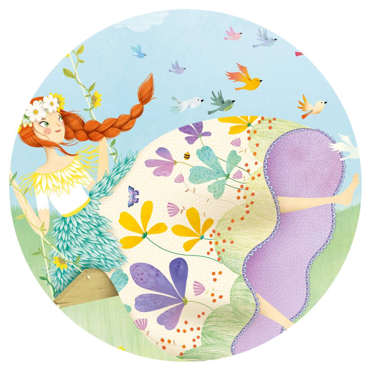 Djeco Kinderpuzzle „La Princesse du Printemps“ – 36 Teile ab 4 Jahren