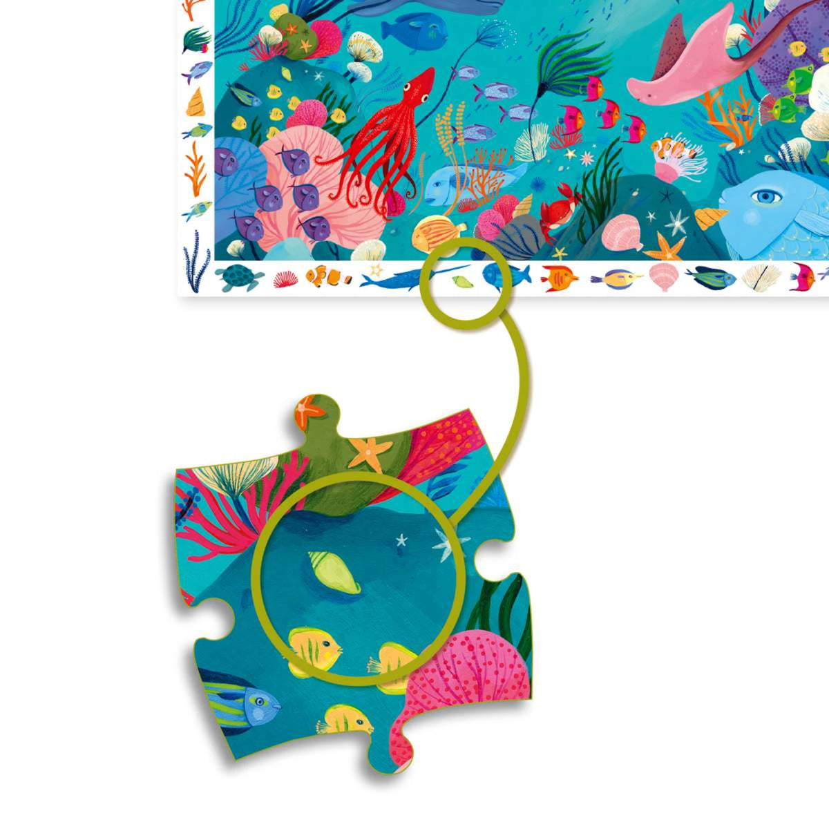 Wimmelpuzzle Das Meer - 54 stk - Djeco
