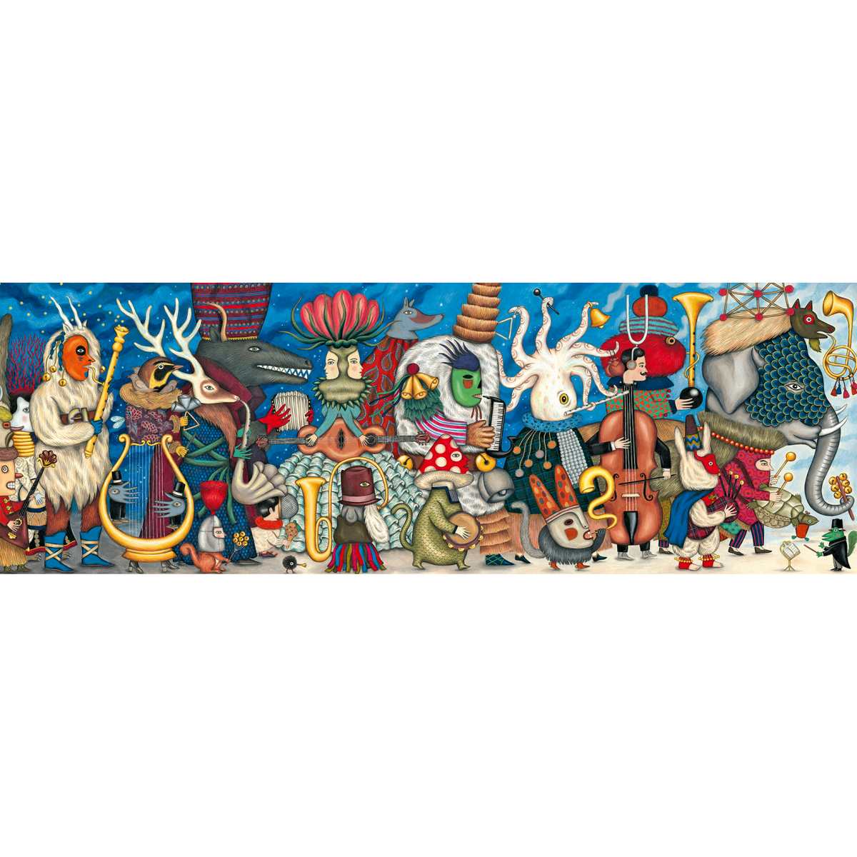 PUZZLES GALLERY - Fantasy Orchestra/ 500 stk - Djeco
