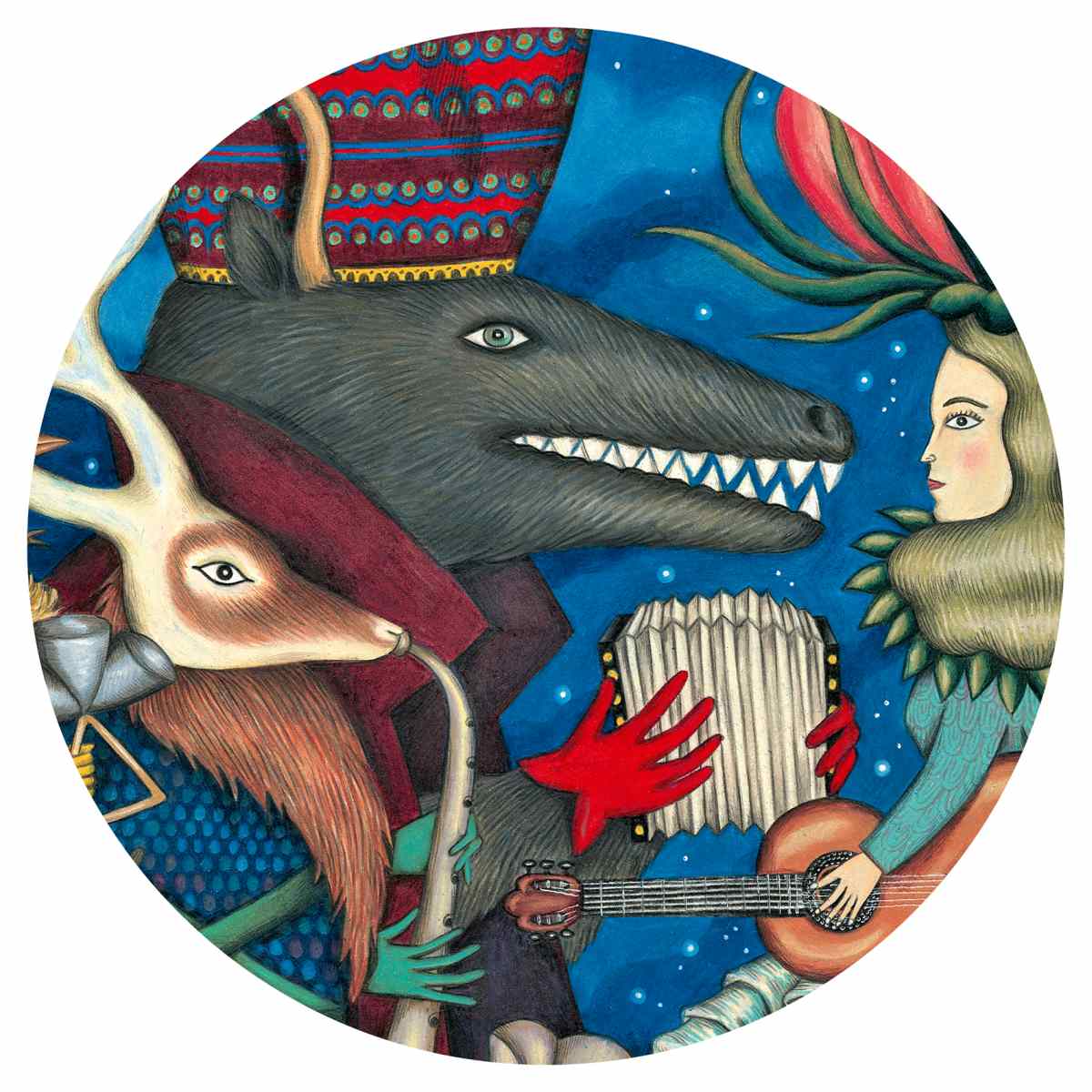 PUZZLES GALLERY - Fantasy Orchestra/ 500 stk - Djeco