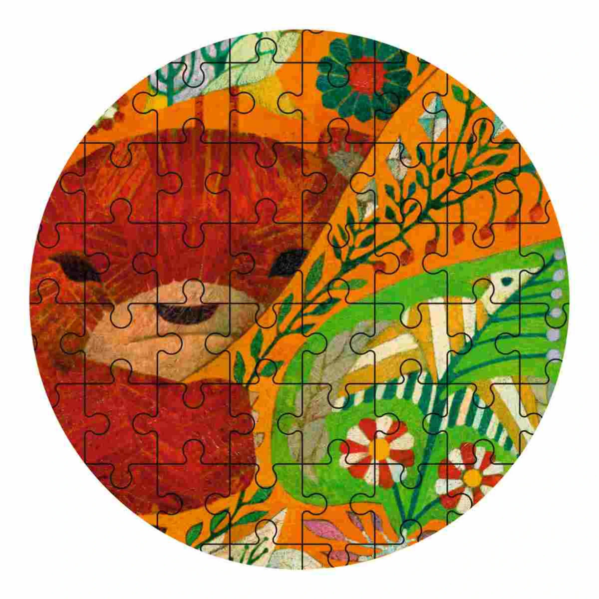 Djeco Puzzle „Puzz’Art Bär“ – 350-teiliges Kunstpuzzle in Bärenform