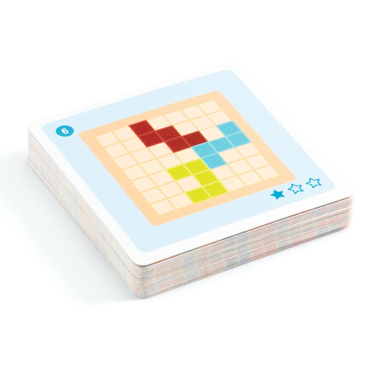 Djeco Logikspiel „Polyssimo“ – Knobelspaß mit bunten Formen ab 7 Jahren