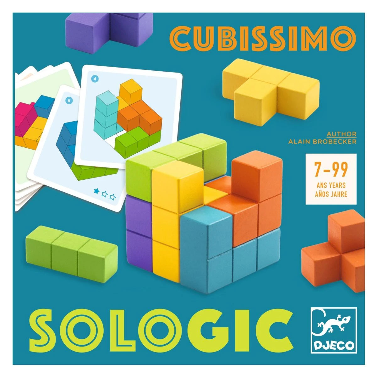 Djeco Logikspiel „Cubissimo“ – 3D-Knobelspaß ab 7 Jahren