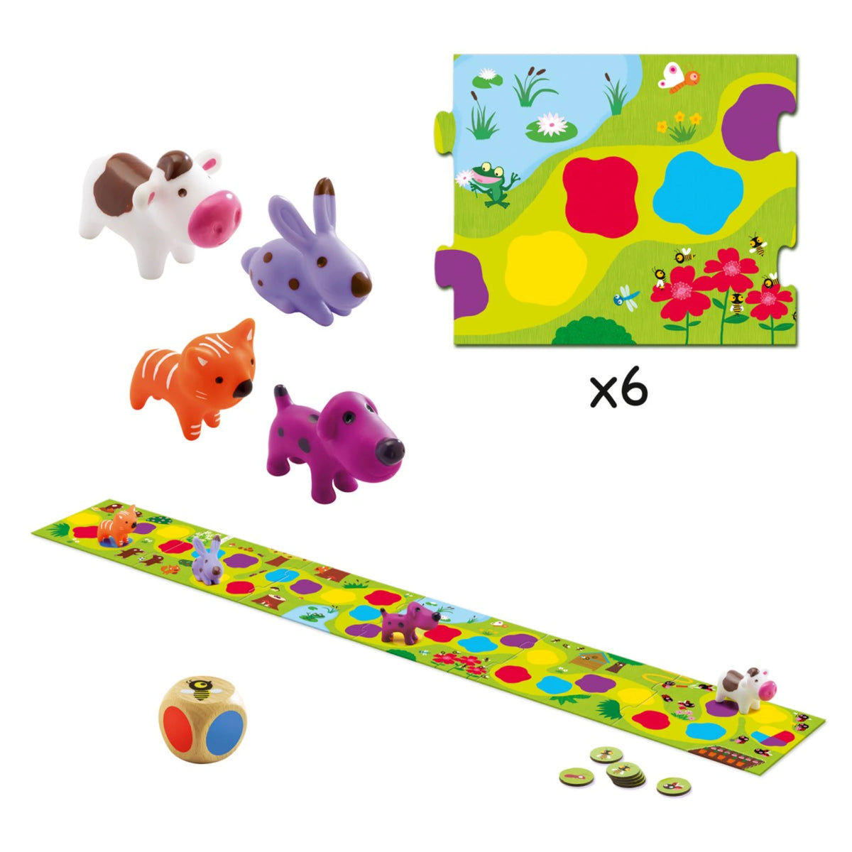 Djeco „Little Circuit“ – erstes Farbspiel ab 2½ Jahren für Kleinkinder