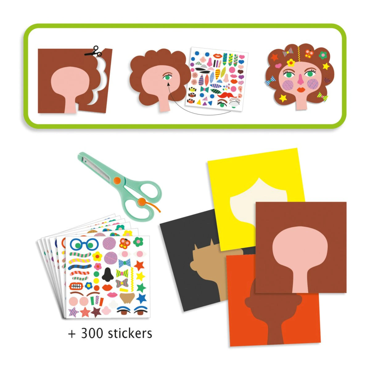 Sticker: Frisuren - Djeco