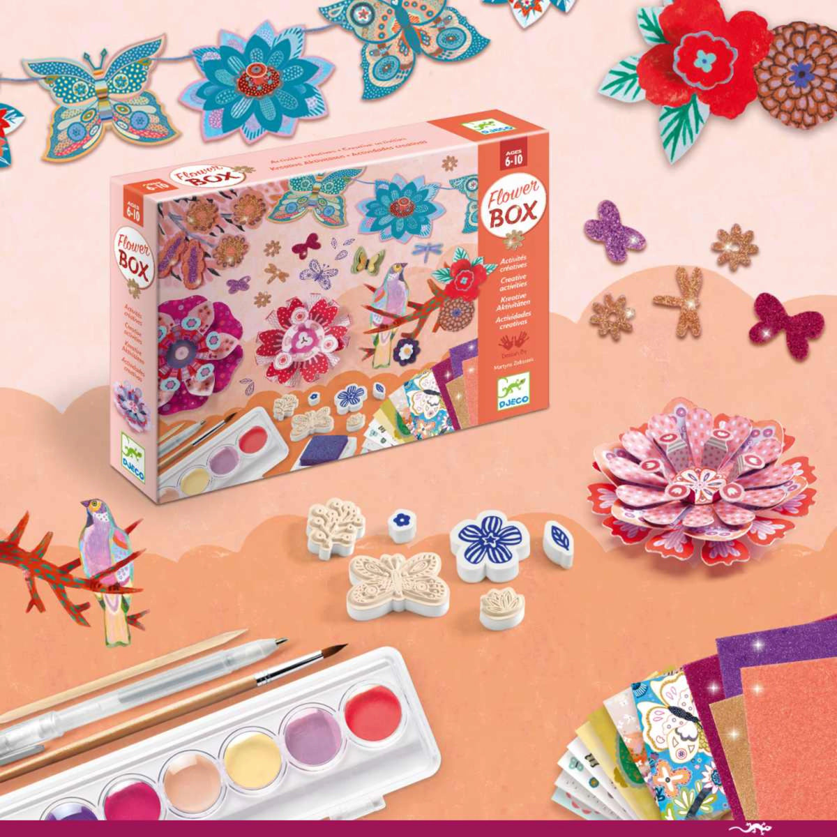 Multi-Activity Kit: Blumengarten - Djeco