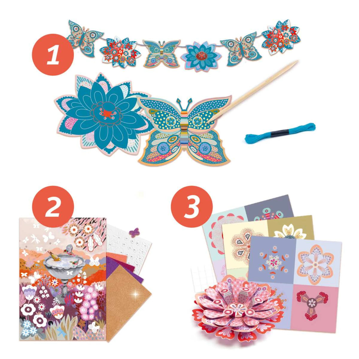 Multi-Activity Kit: Blumengarten - Djeco